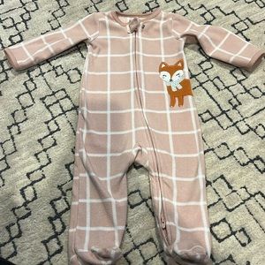 Carters Fleece 9 Month Footie Pajama